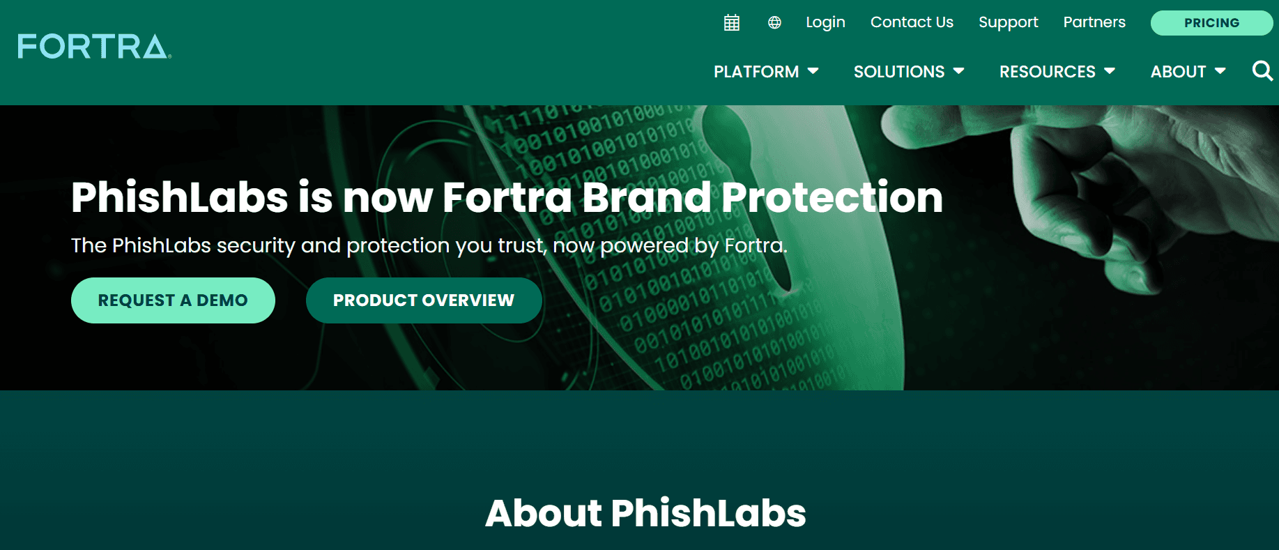 PhishLabs Homepage