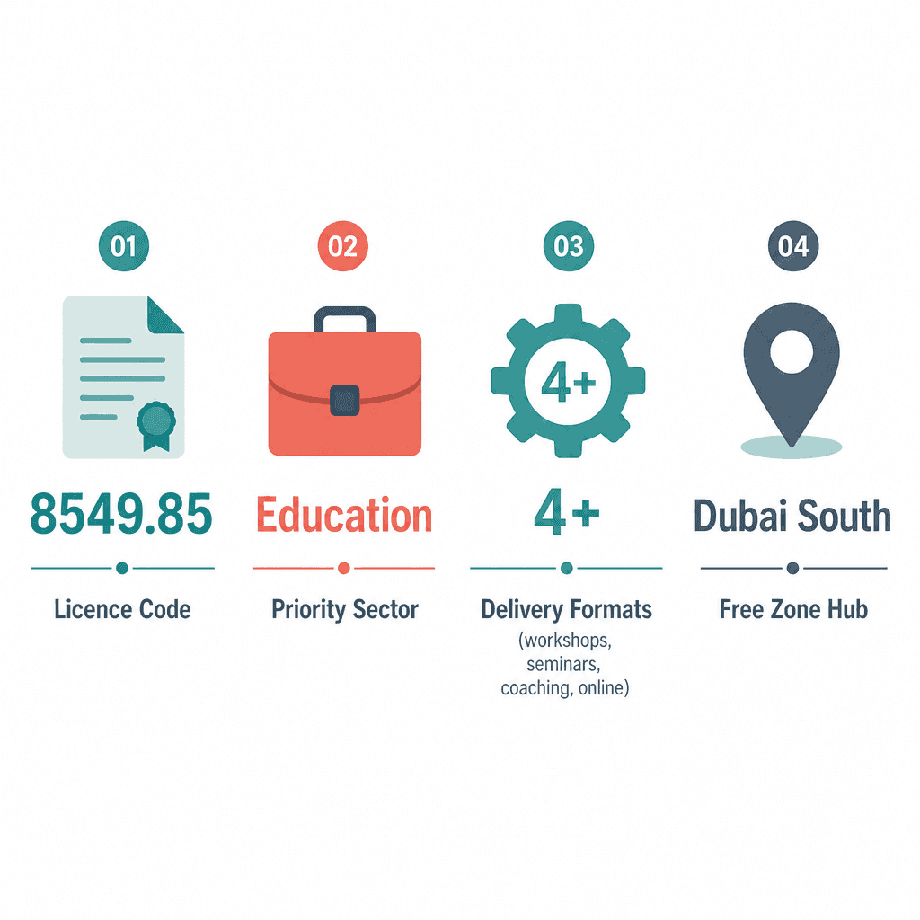 Infographic: Start a Professional & Management Development Training Business in Dubai