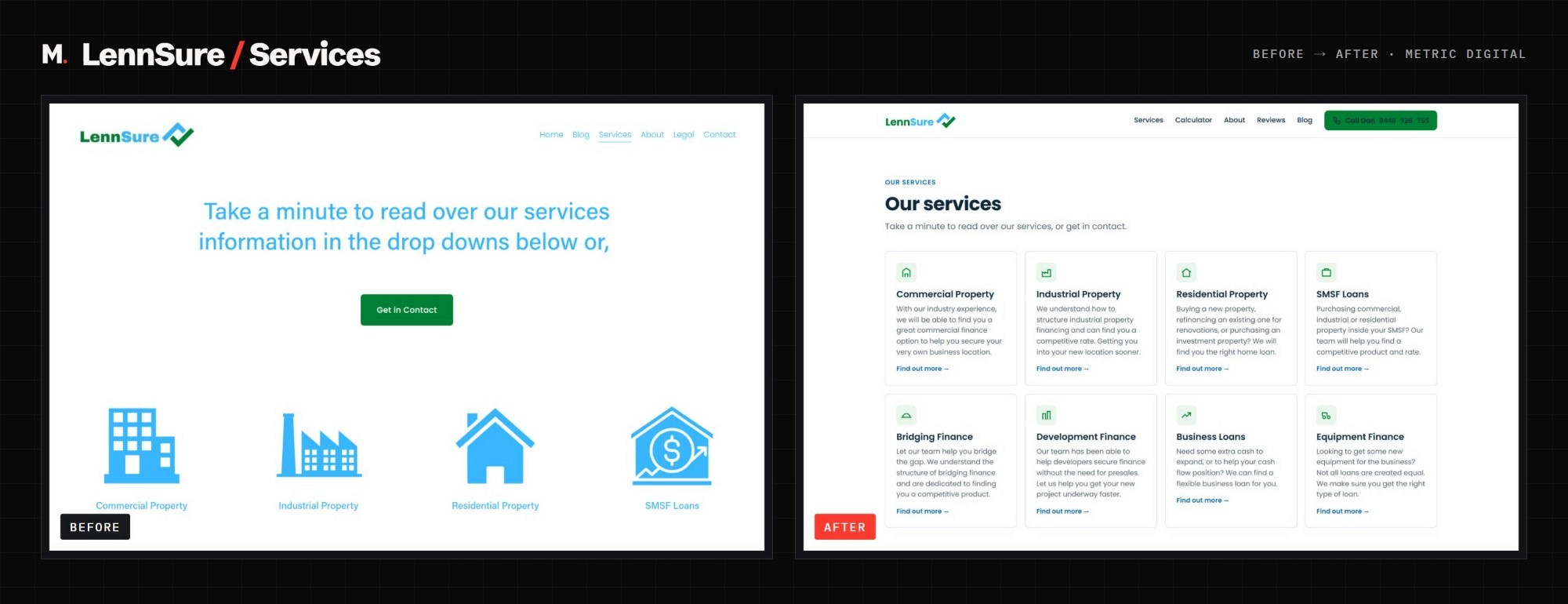 LennSure services before and after