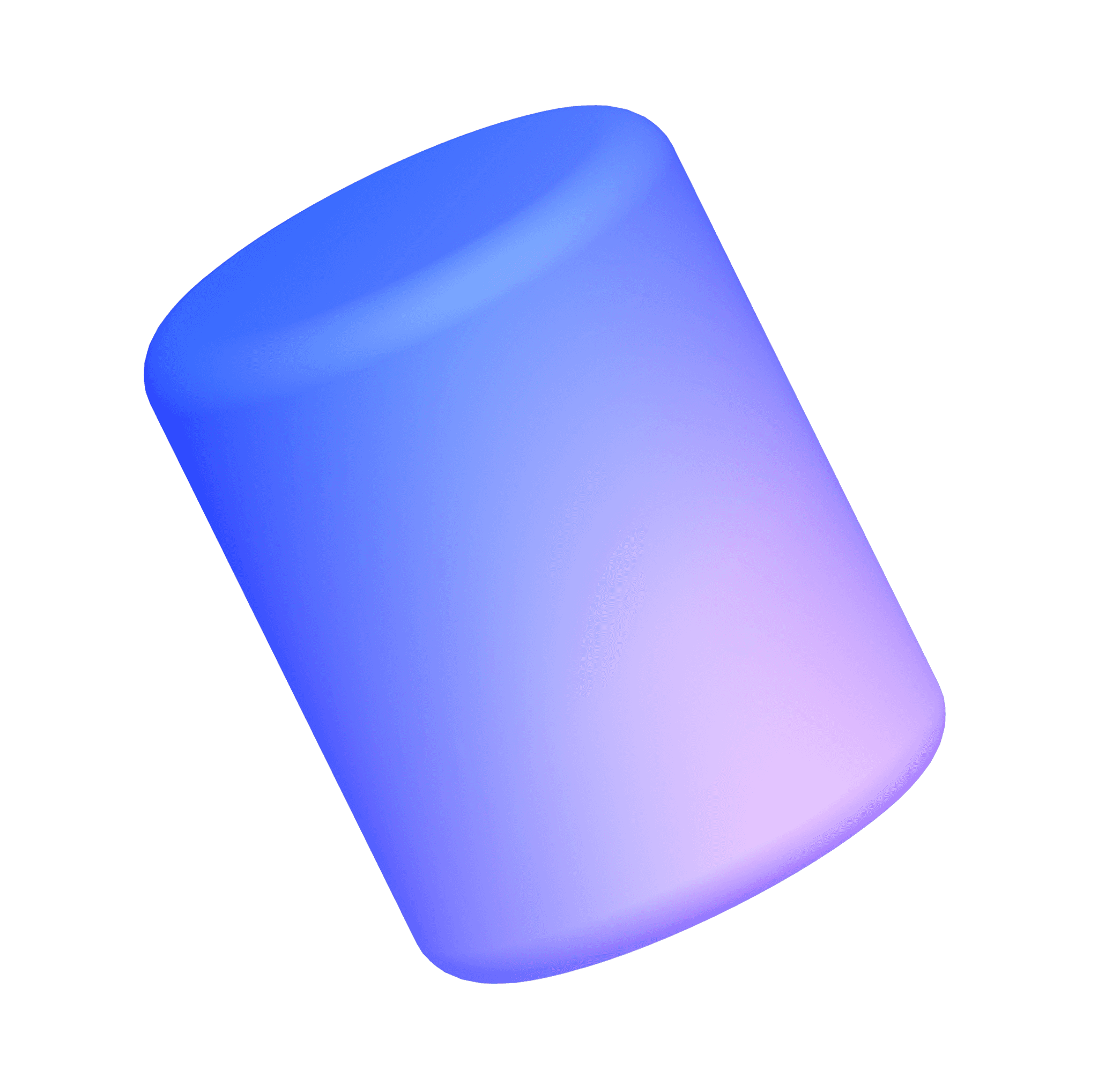 Cylinder shape 3D model