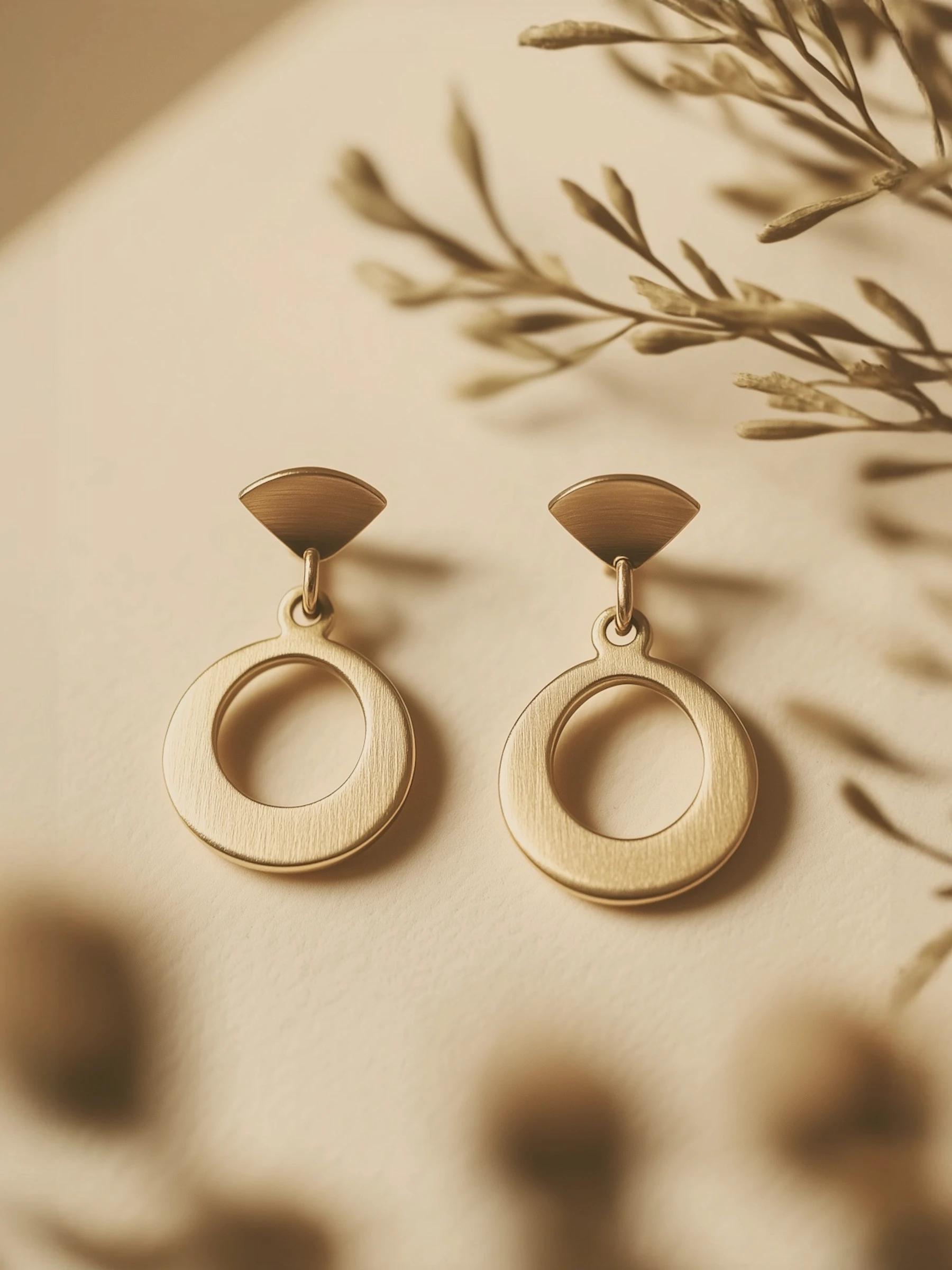 Elegant Gold Earrings
