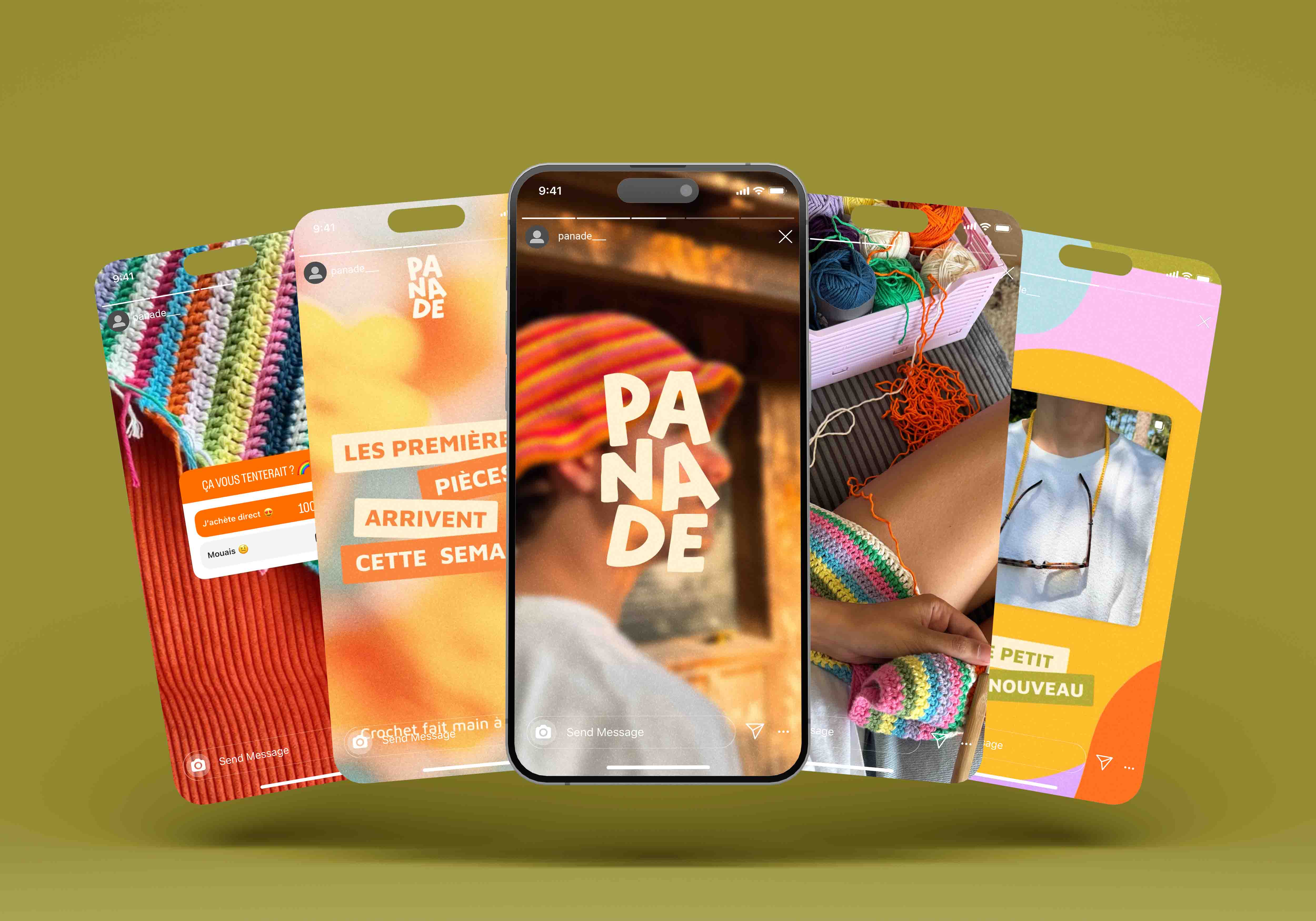 une étiquette Graine & Sauge accrochée à une commode