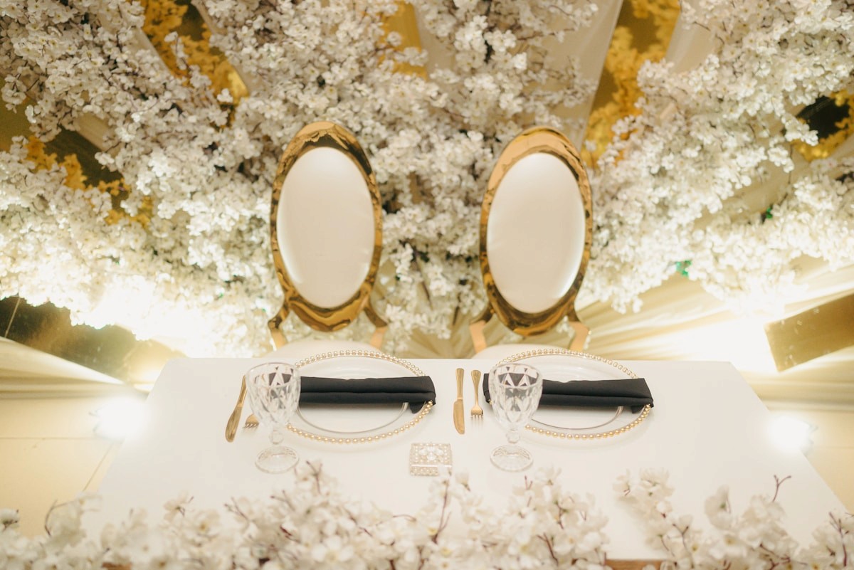 Luxury wedding table