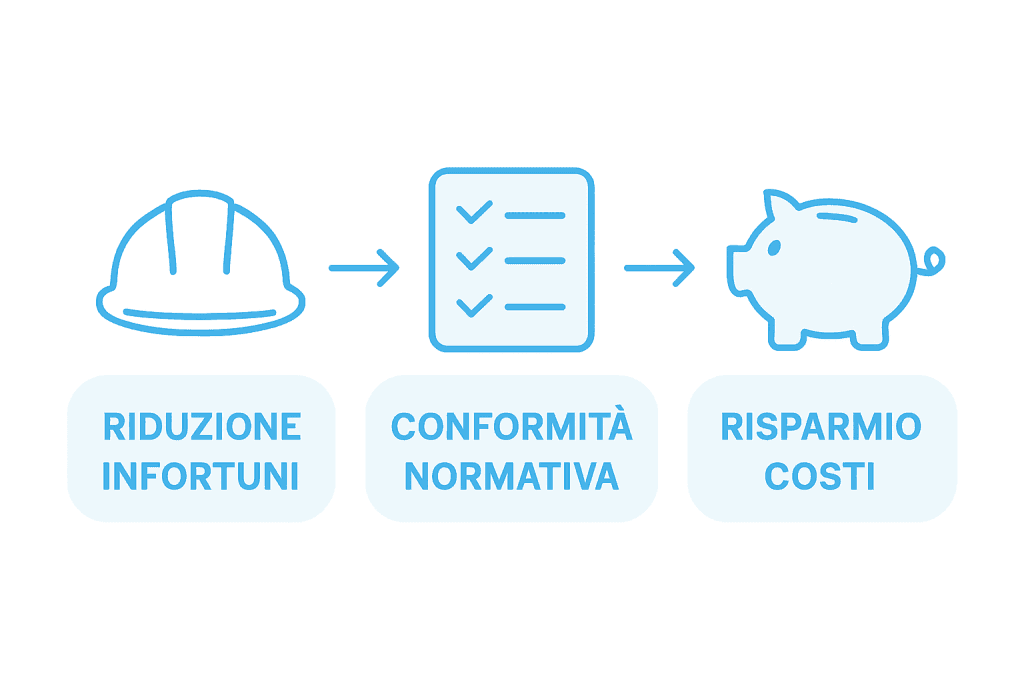 Infografica: tutti i vantaggi della formazione sulla sicurezza