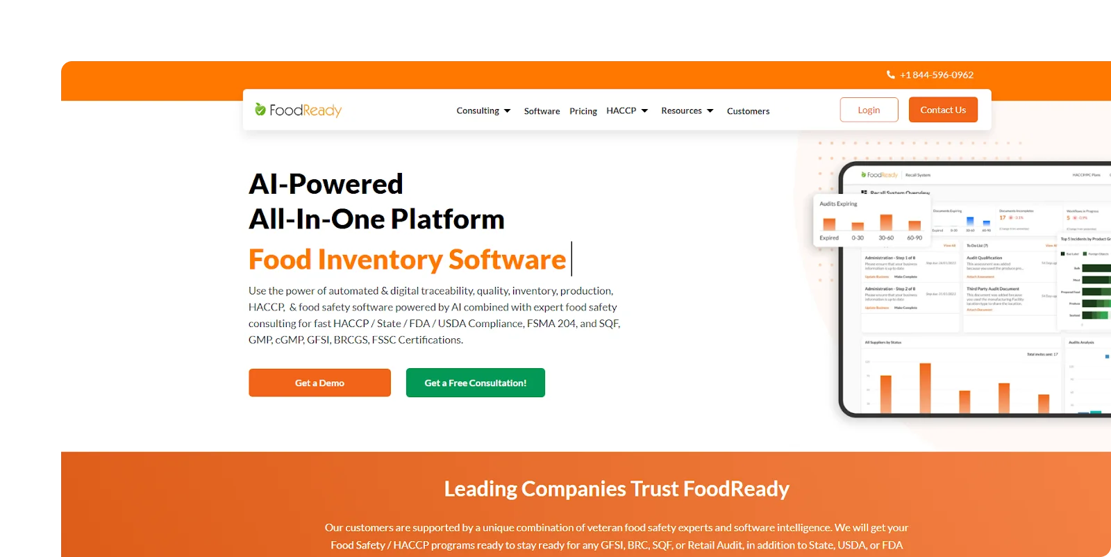 FoodReady HomePage