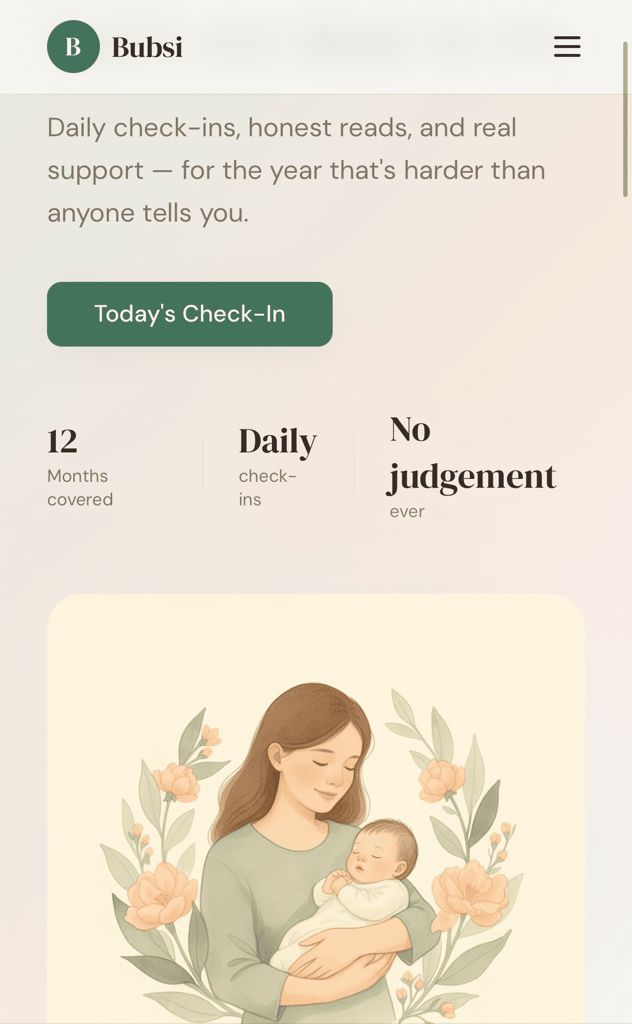 An image of Bubsi app