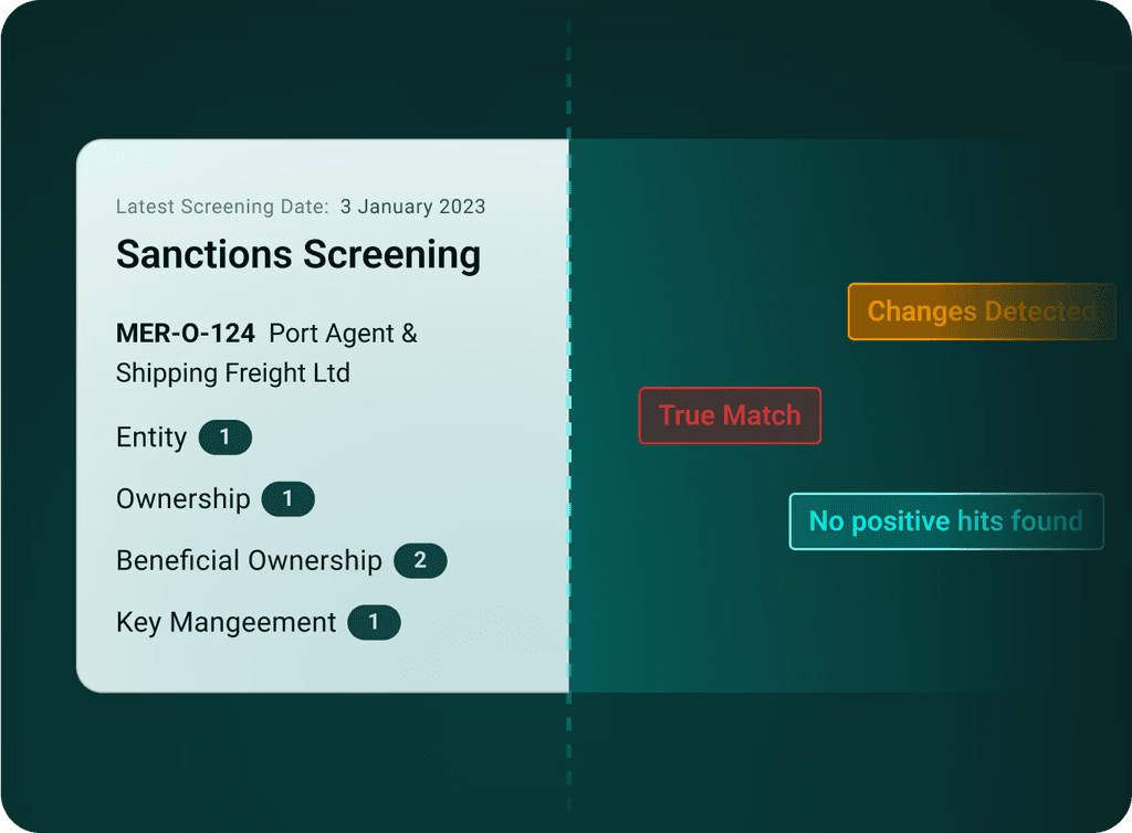 A digital interface displaying a summary of a topic titled "Spectrum Screening" with interactive options.