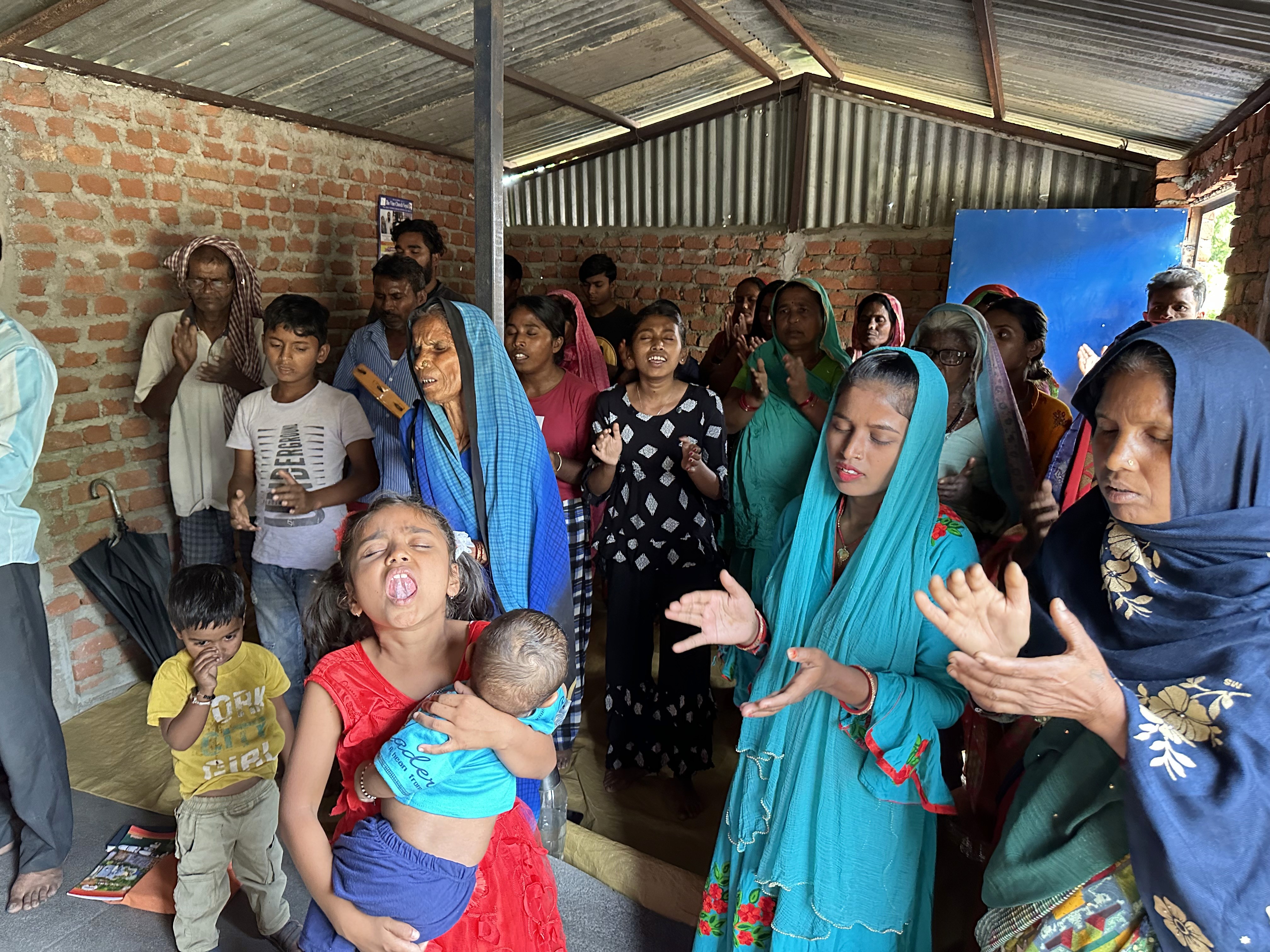 a couple of people that are sitting at a table
