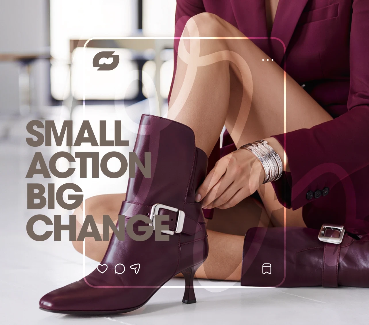 Abstract composition, warm hues