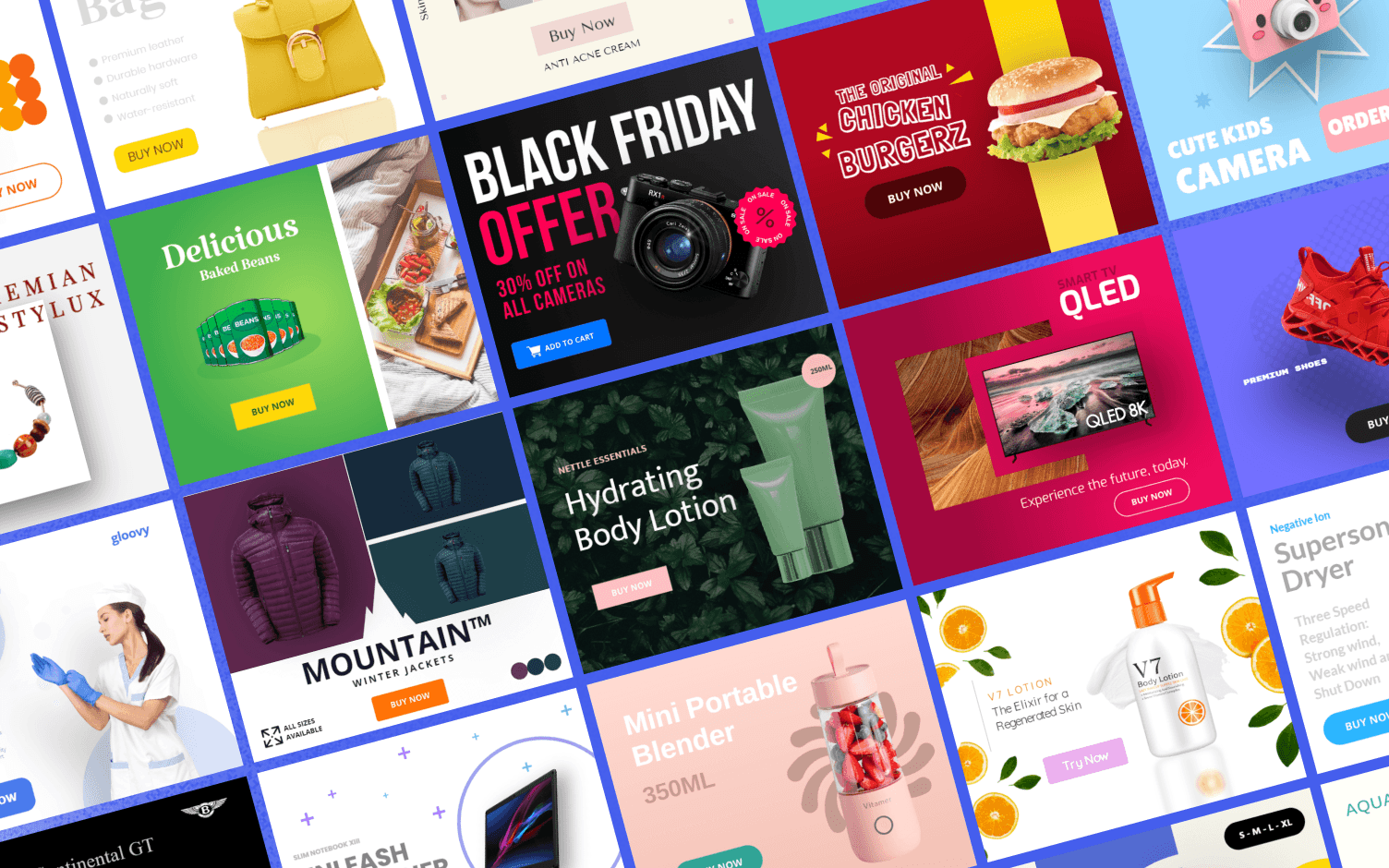 examples of google ads on glorifyapp