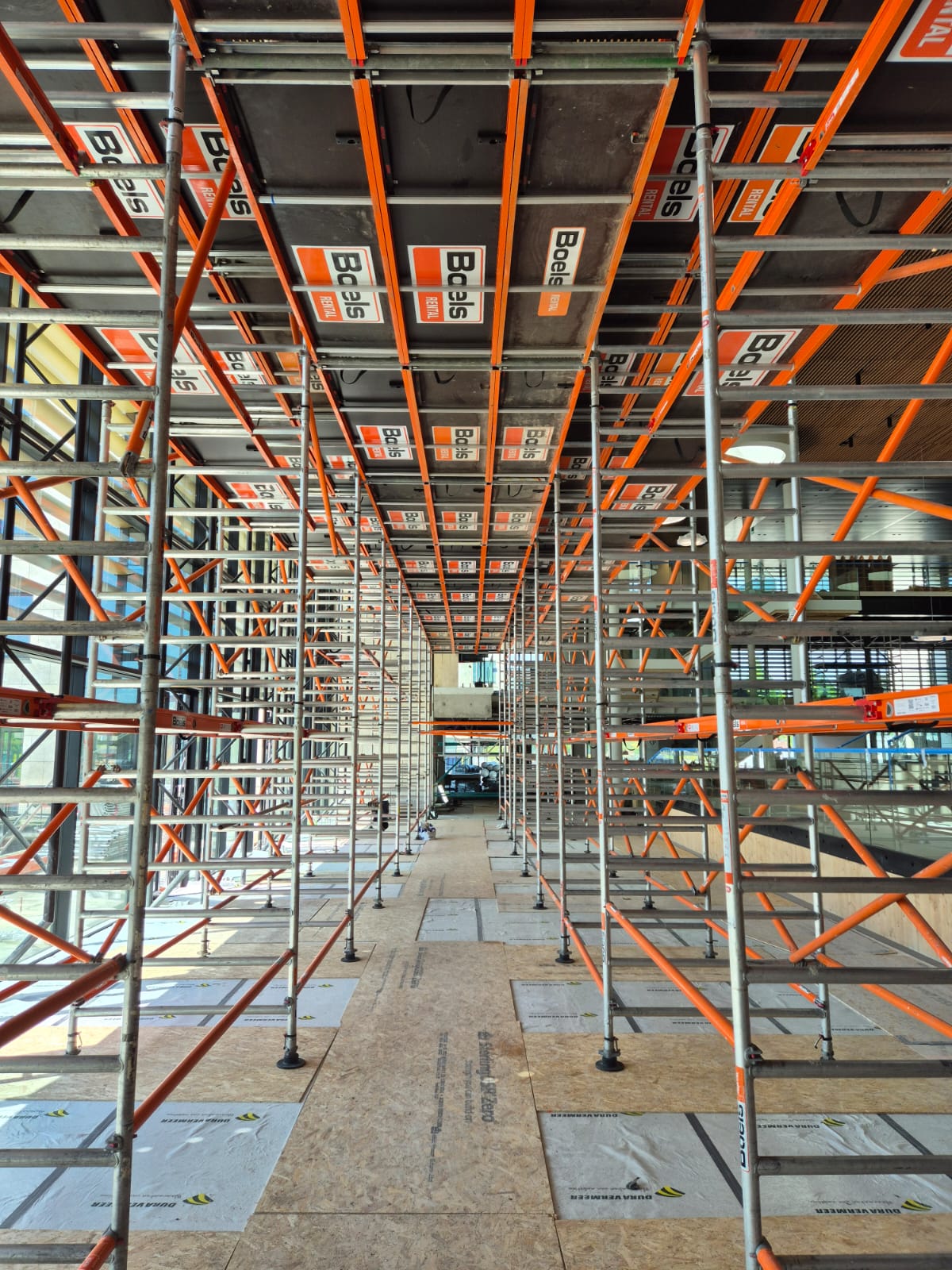 Clean kitchen with wooden flooring