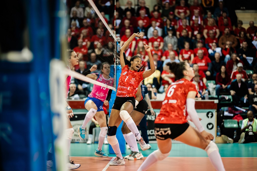 Compétition sportive de volley féminin en ligue A
