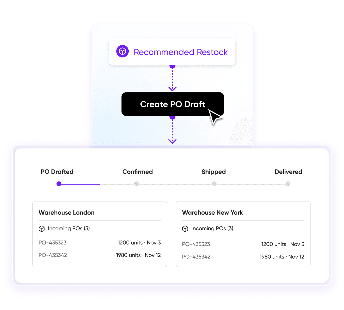 Apollo Visa virtual cards in white and black designs with contactless payment symbol