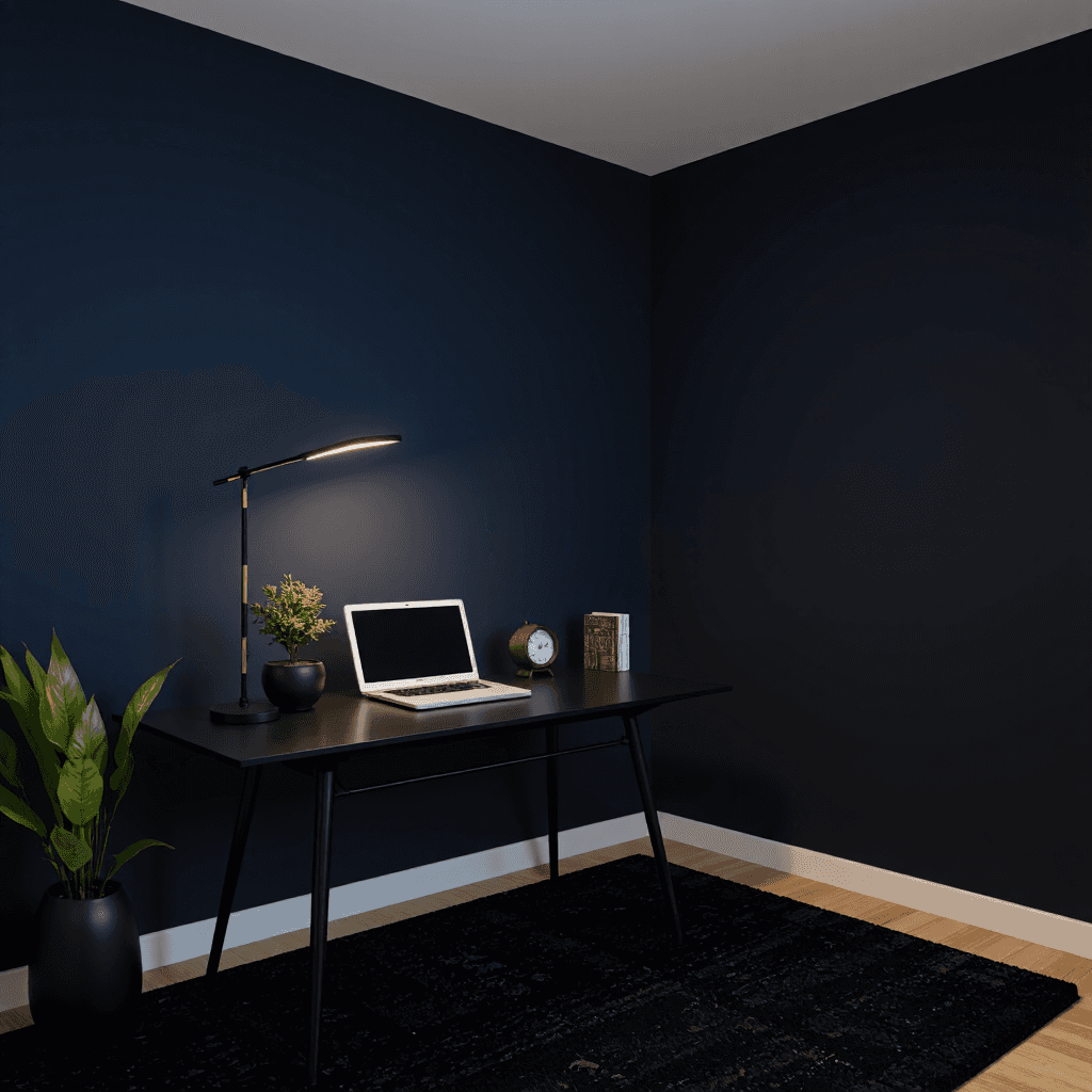 product photography of LED desk lamp