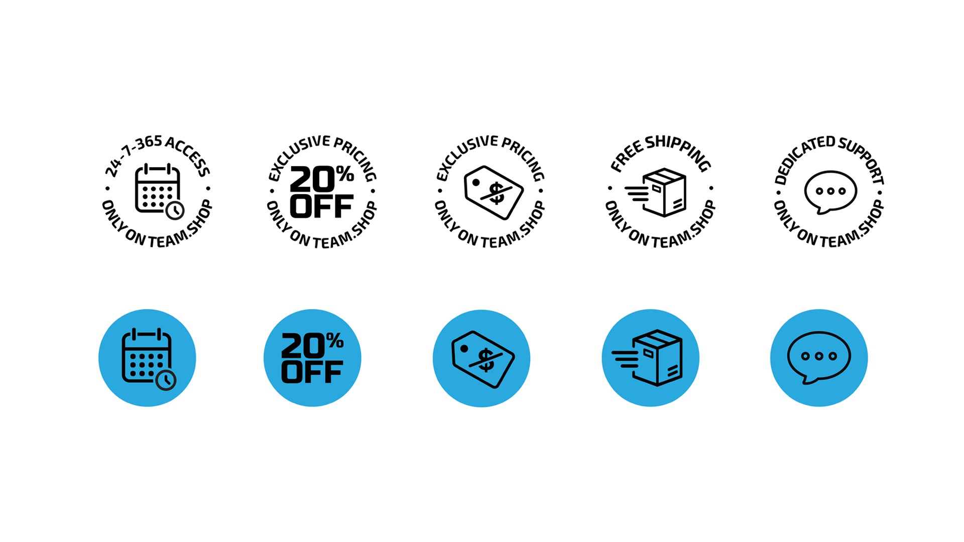 Team.Shop iconography