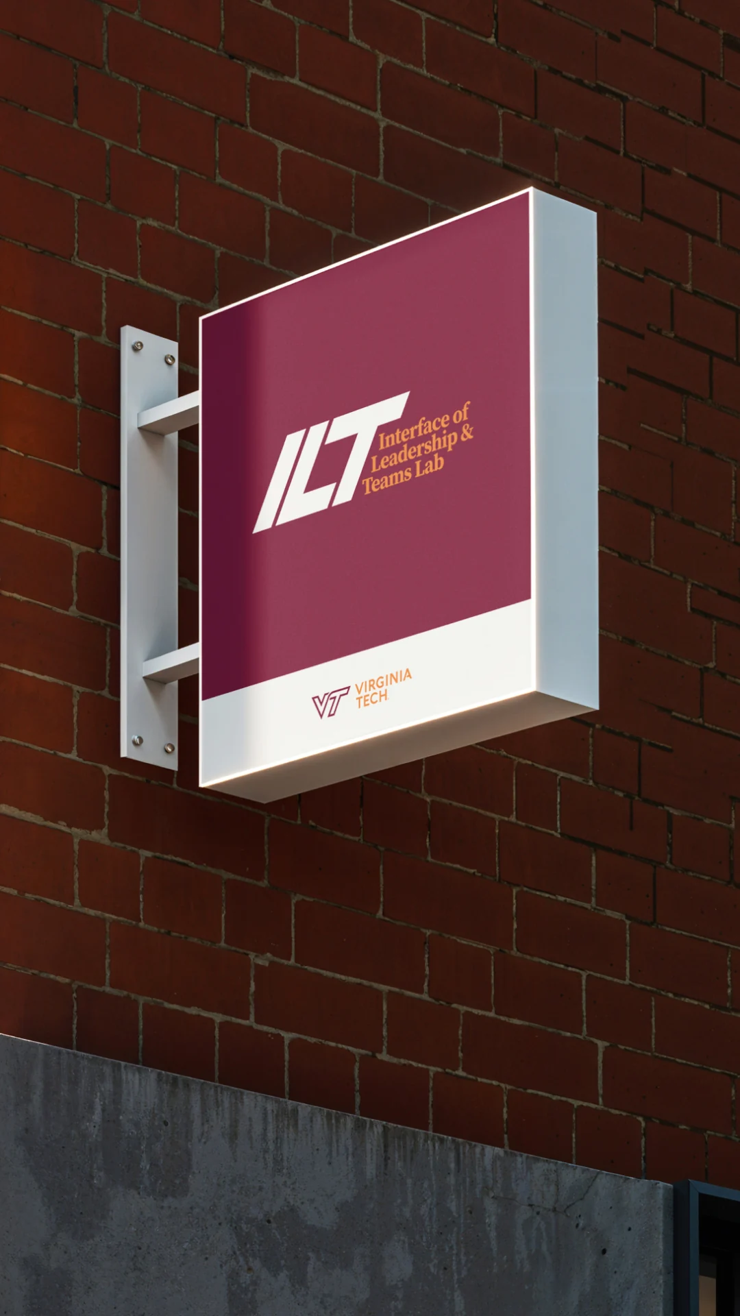 ILT Lab — Hero image signage — Campus exterior branding