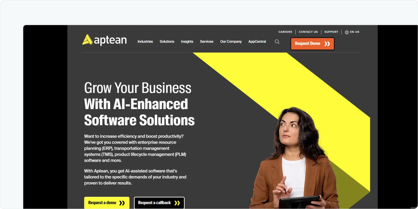 aptean-homepage