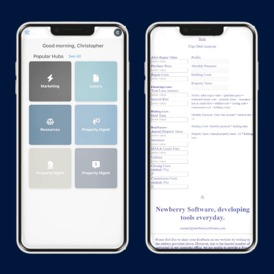 Newberry Software High-Traffic Websites
