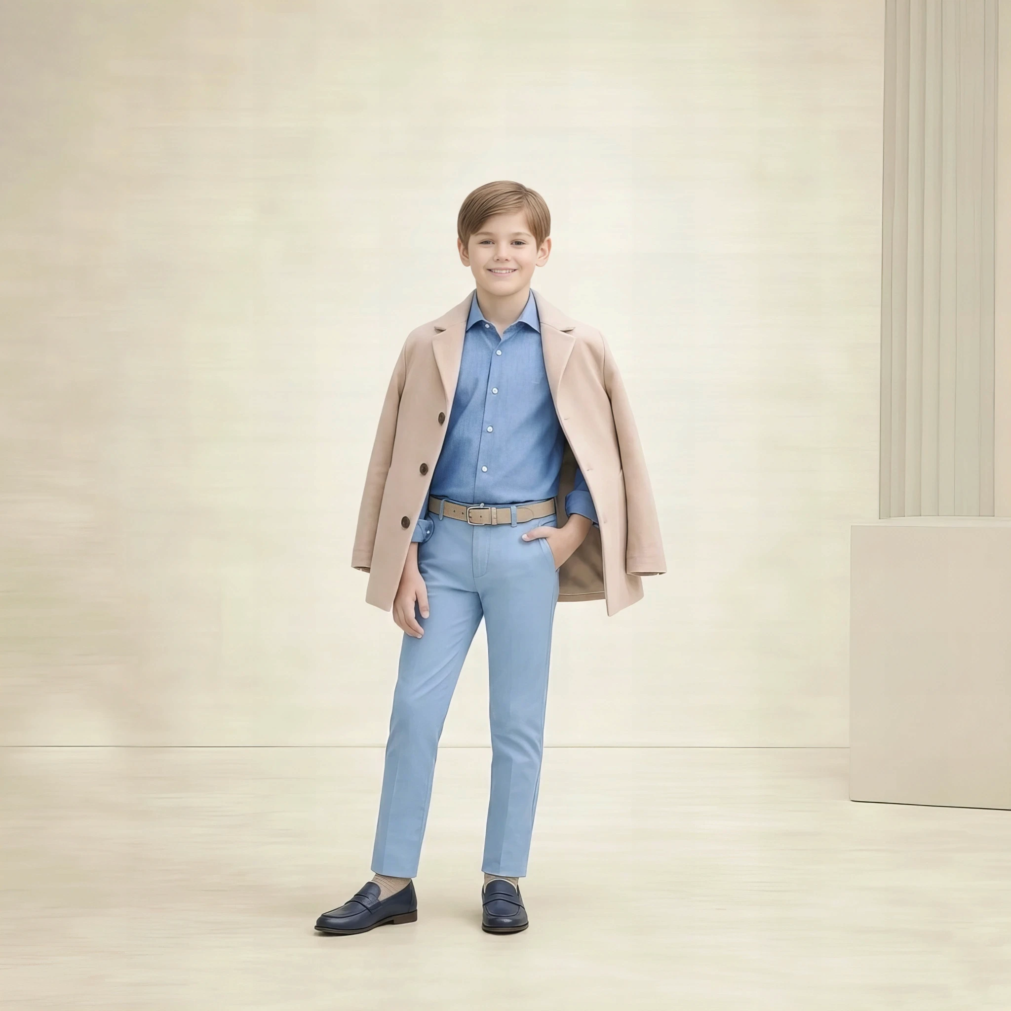 Modern Classic Pant in Sky Blue