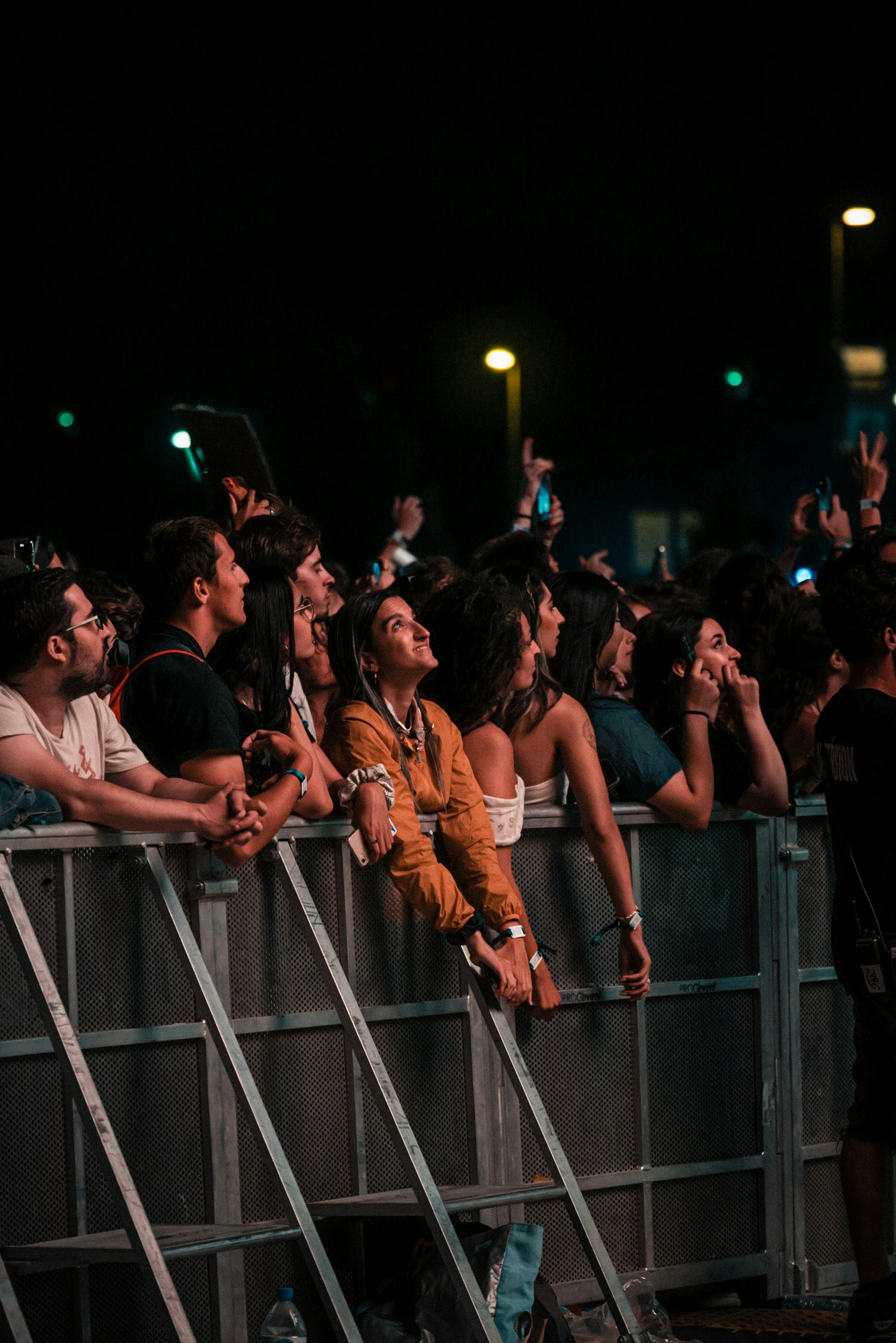 Crowd of fans at a concert