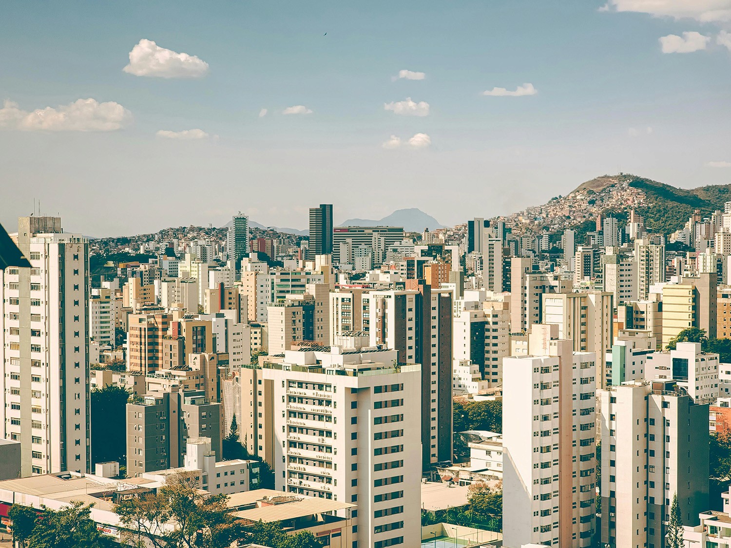 View of brazilian city
