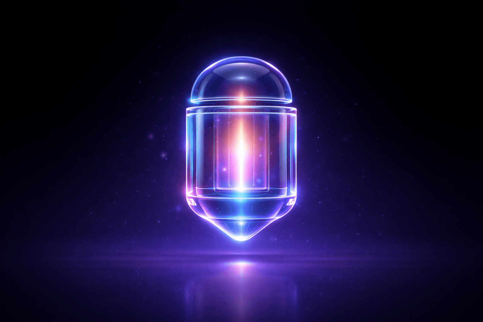 Two hands cupping bright glowing energy