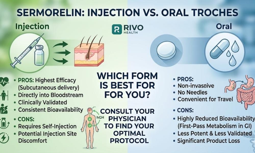 Sermorelin Oral vs. Injection