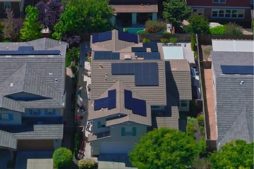 residential solar installation in Rocklin, CA