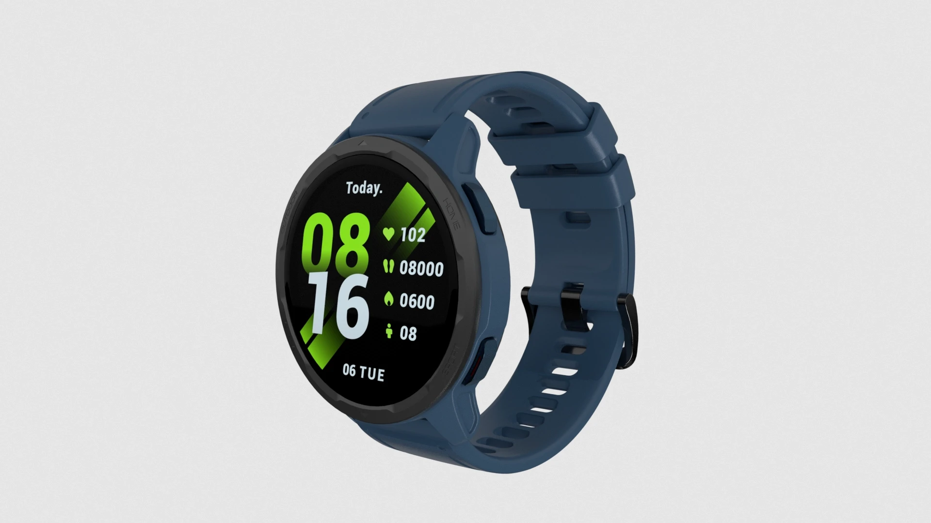 3D render focusing on Redmi Watch S display and edge design