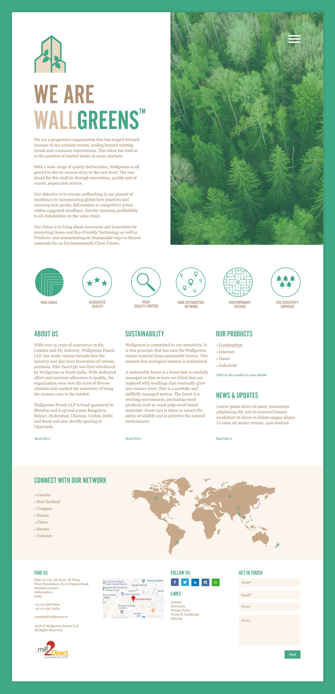 WallGreens website homepage design