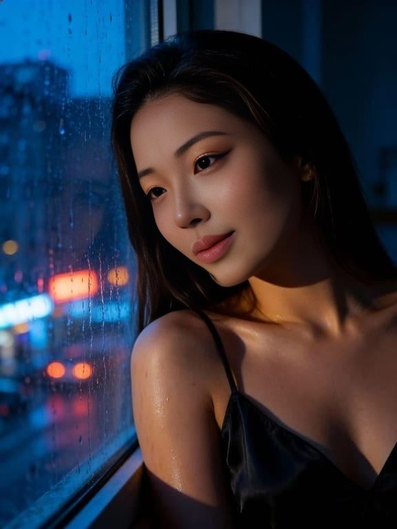 yearbook girl portrait after face swap