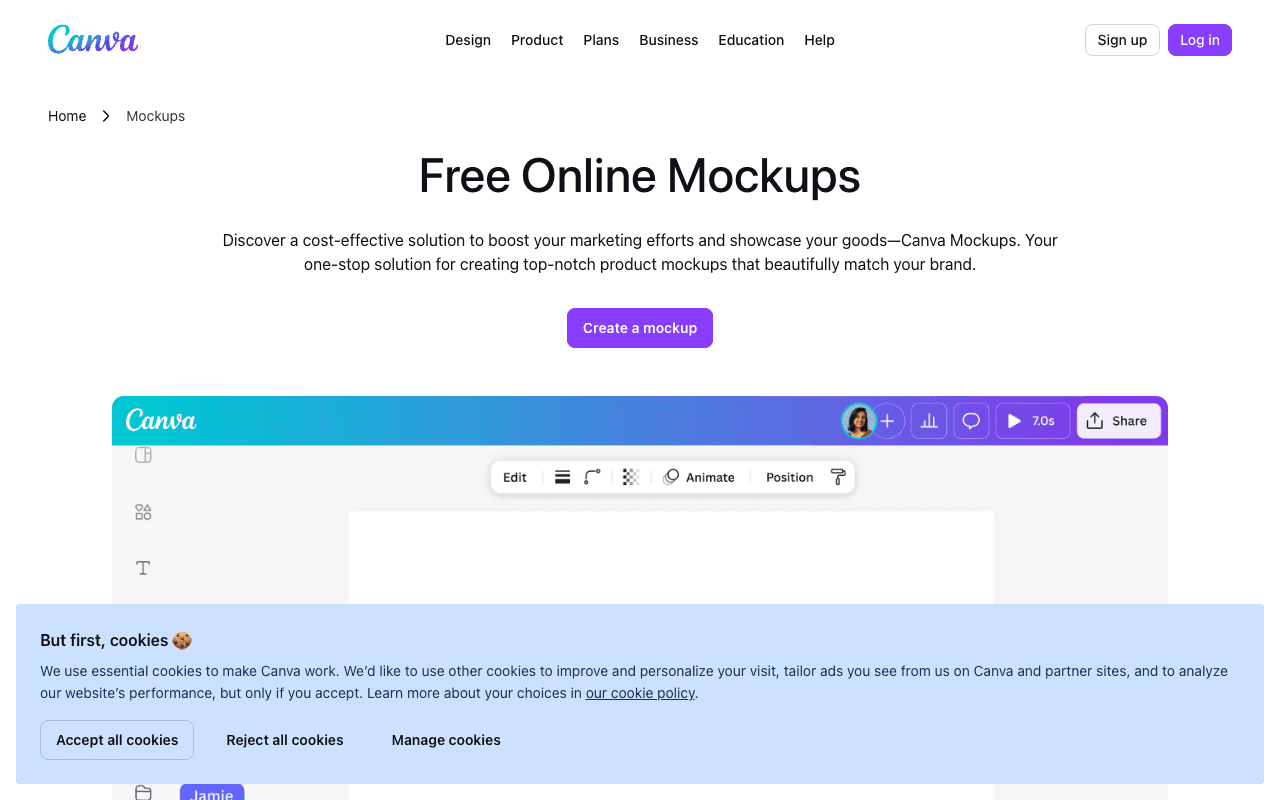 Smartmockups екранна снимка