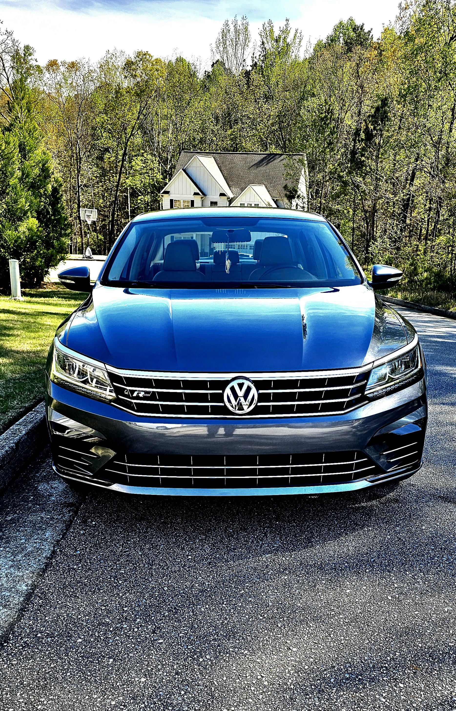 Full, complete detail on a 2018 Volkswagen Passat performed on-site in Marietta.