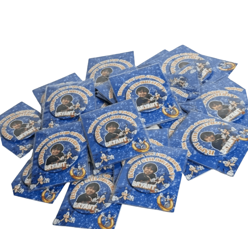 fridge magnet giveaway, birthday boy, sonic themed birthday