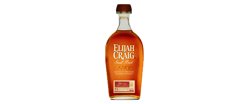 elijah craig small batch bourbon whiskey bottle