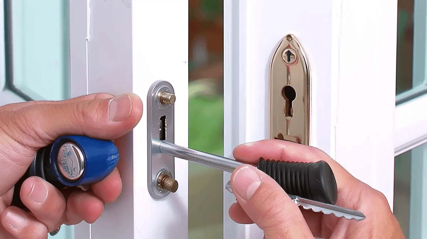 removing-dead-bolt