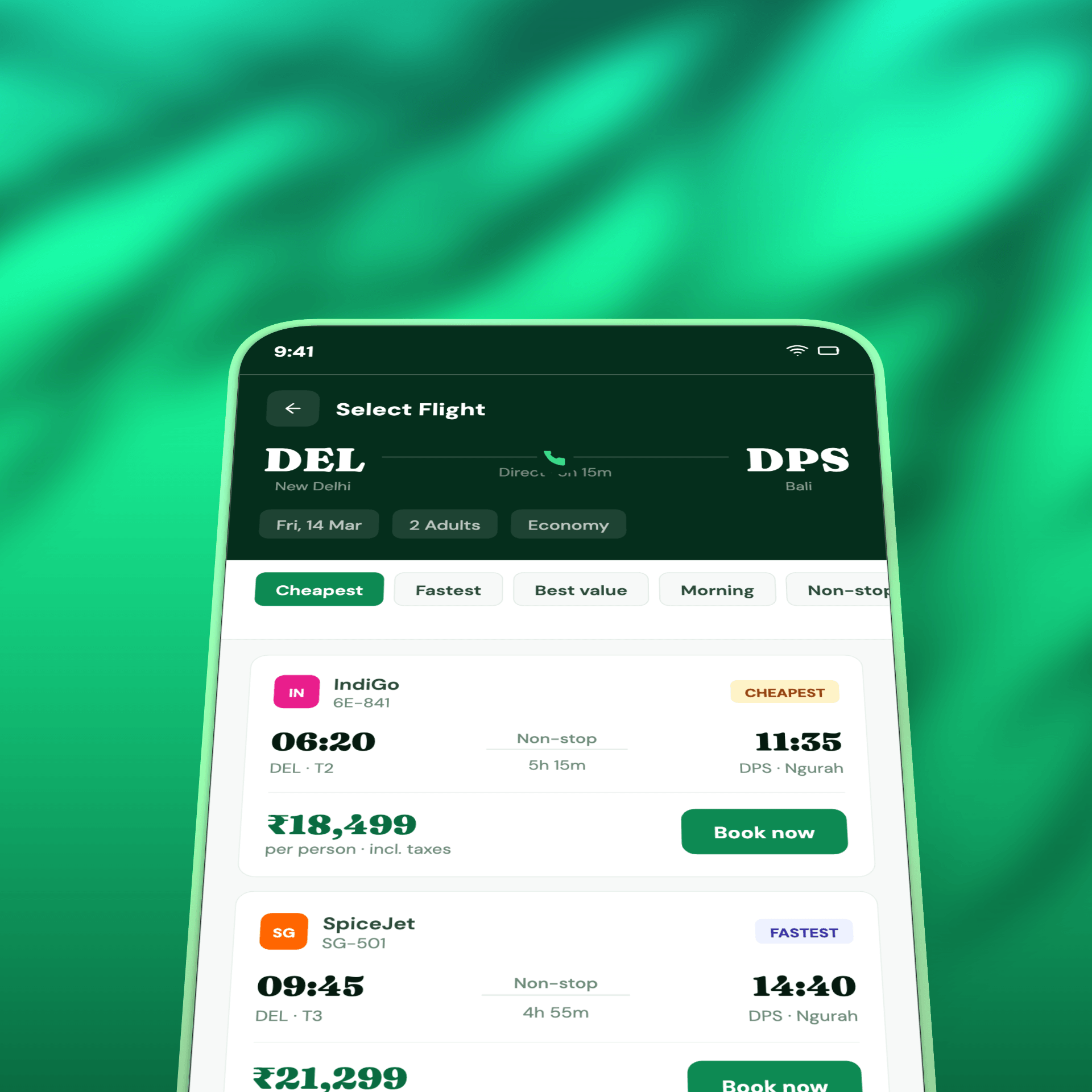 Mobile UI Mockup