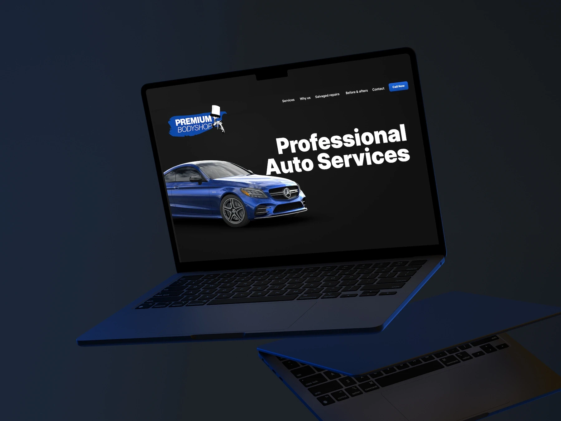 Site web de Premium Bodyshop