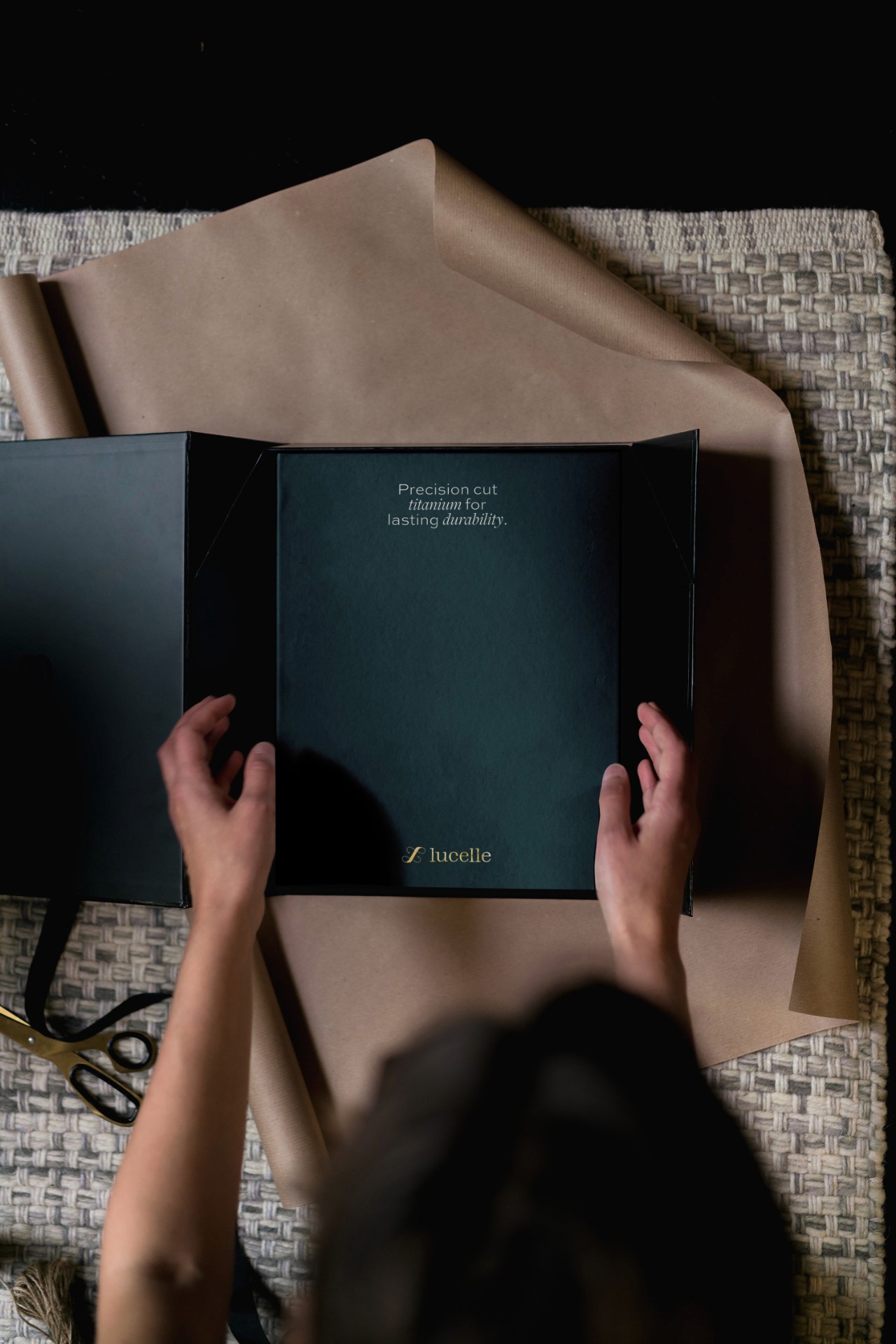 Elegant Minimal Jewelery Piercing Packaging Design - Lucelle Name, Logo & Brand Creation By Jad Saadi