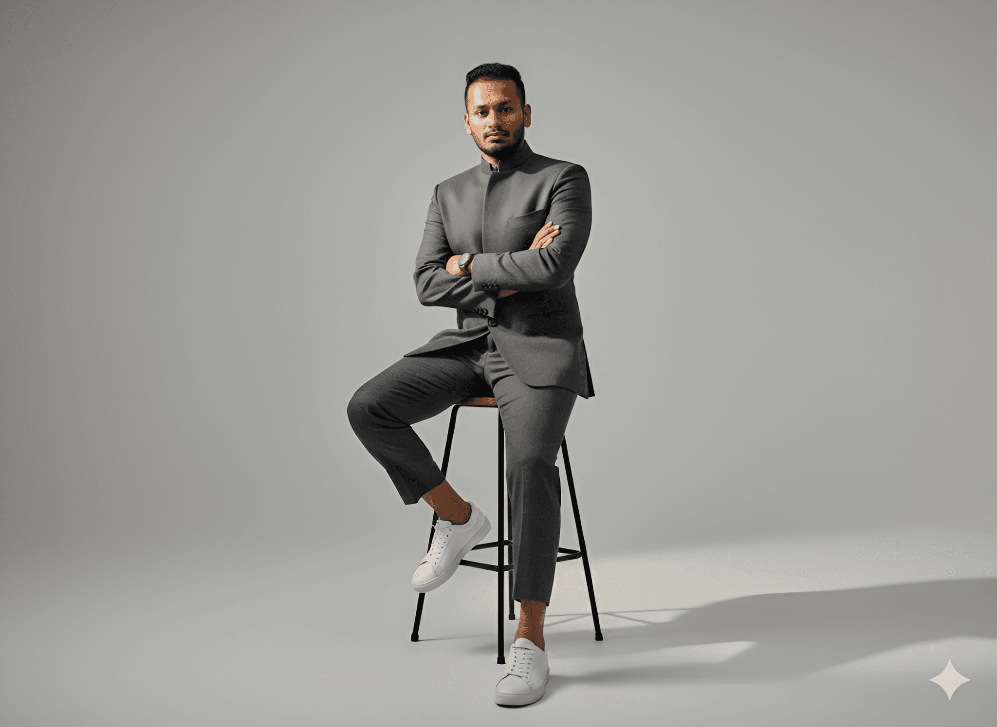 A young man riding a bicycle