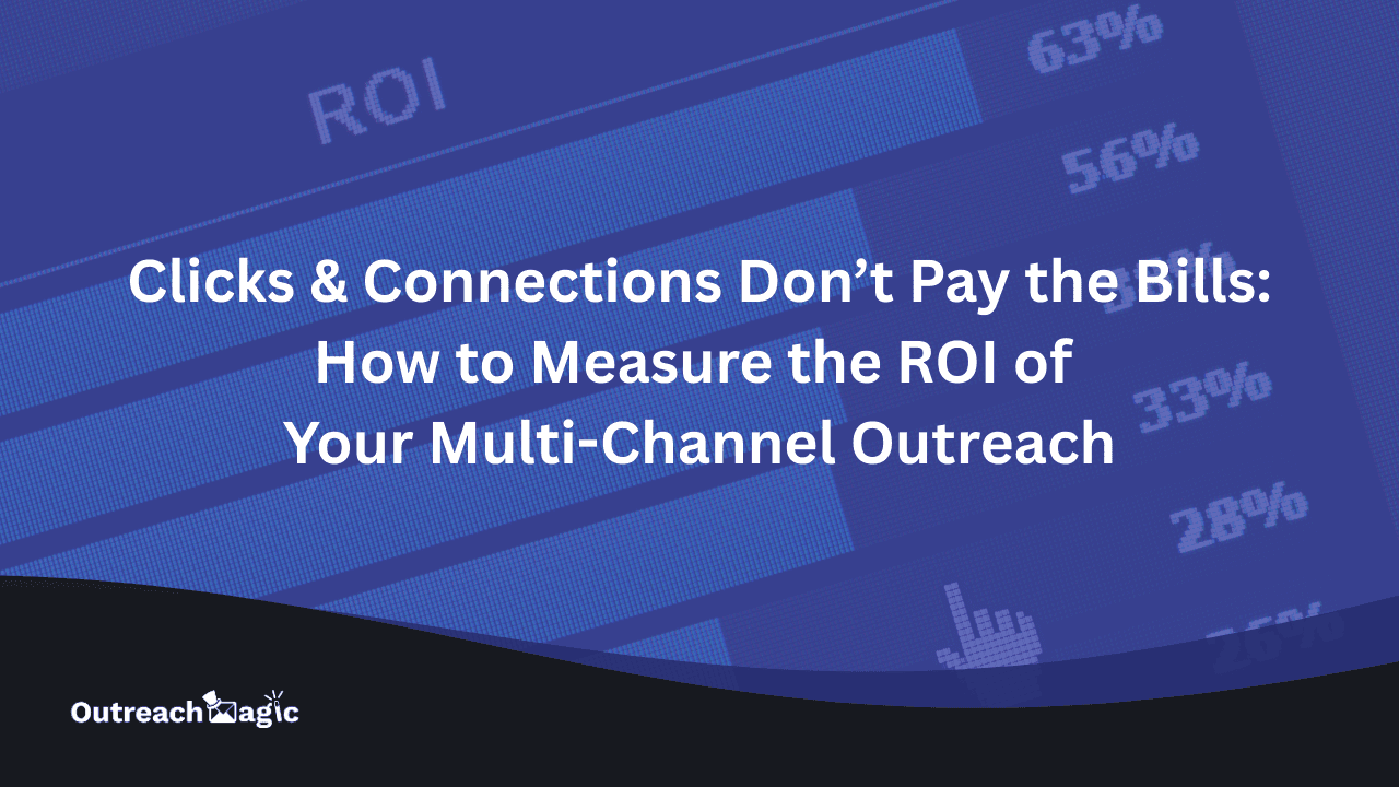 ROI dashboard linking email and LinkedIn touchpoints to closed-won revenue