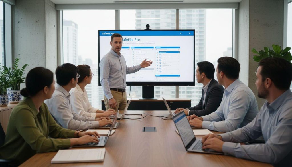 riunione sicurezza sul lavoro con software sicurezza sul lavoro