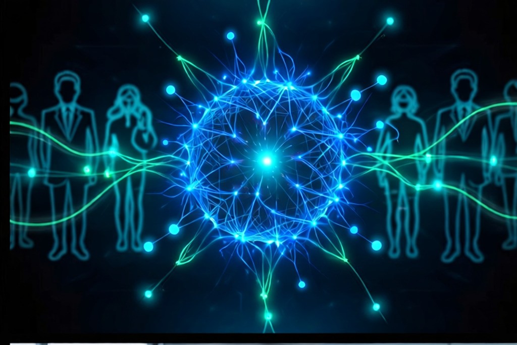 person sitting in front of grey laptop with assorted colored post-it notes on table