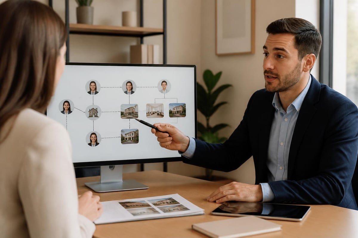 HubSpot real estate data relationships