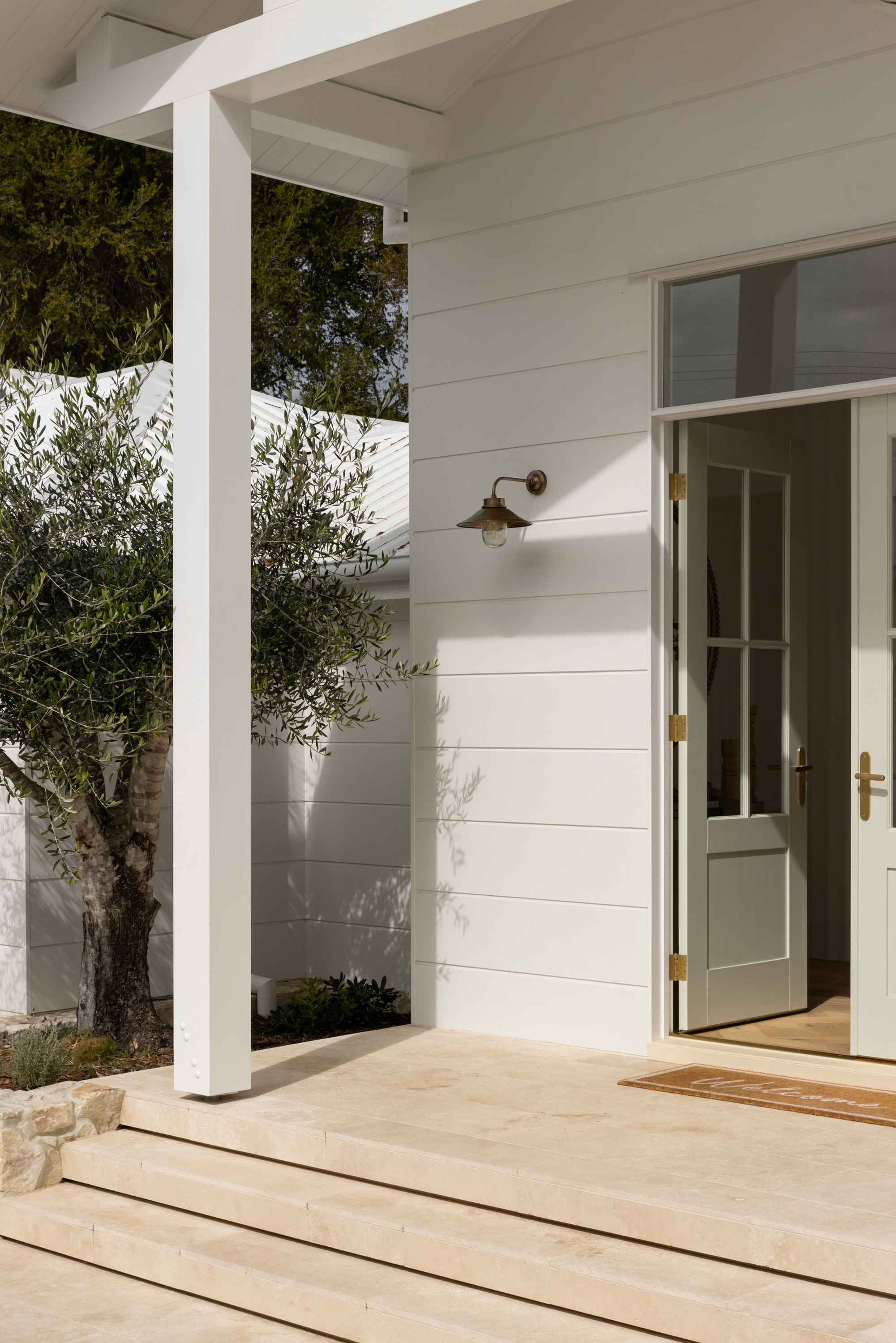 Front facade of Jacaranda House in. Brisbane