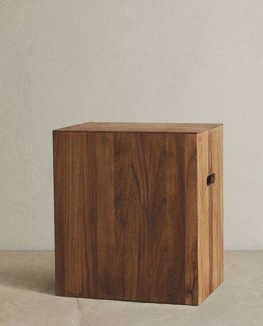 Wooden Cube shot