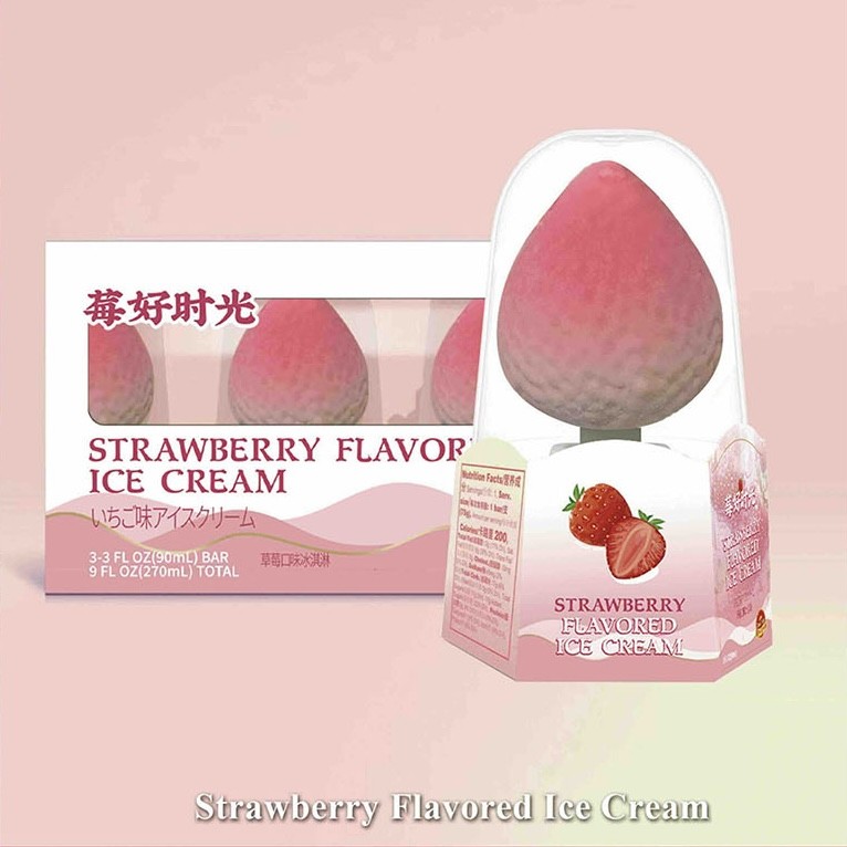 Image of a fruit-flavored ice cream&nbsp;