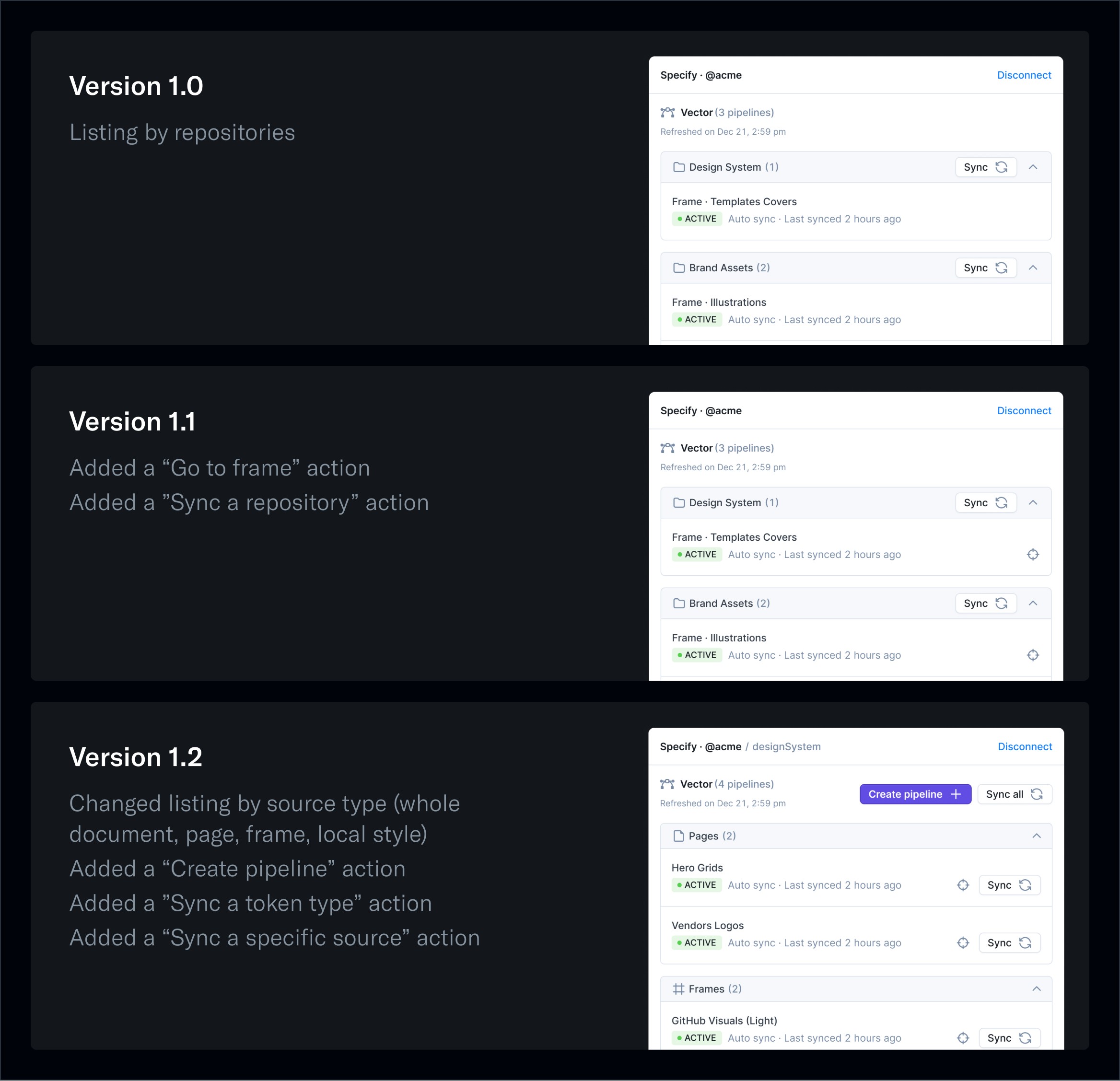 Figma Widget Versions