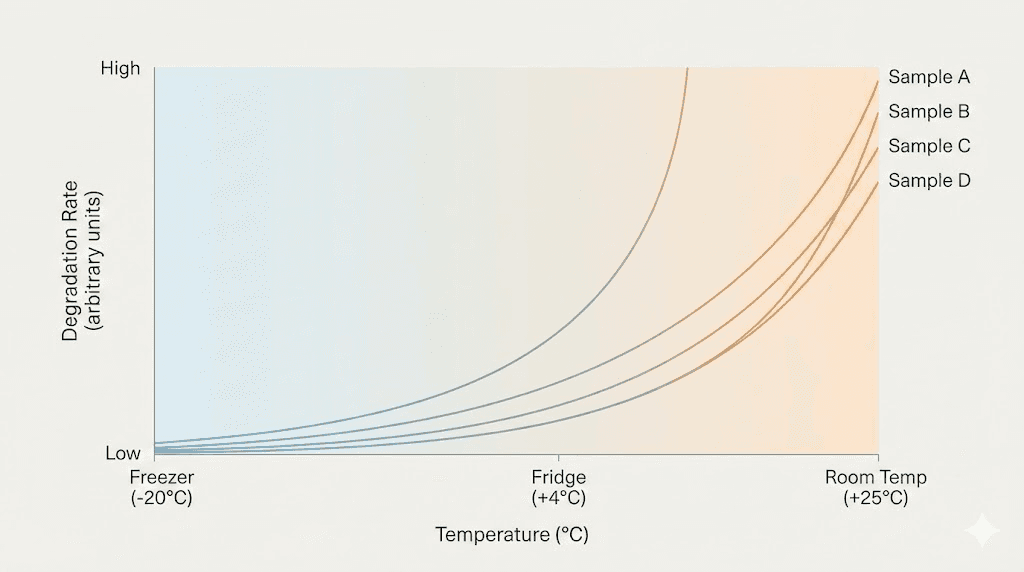 how long do peptides last in fridge