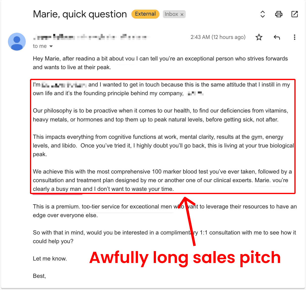 Cold Email Sales Pitch Long Pitch | Breakcold